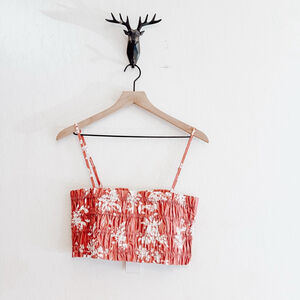 Shona Joy Women's Pink Floral Bralette Size 8 NWT